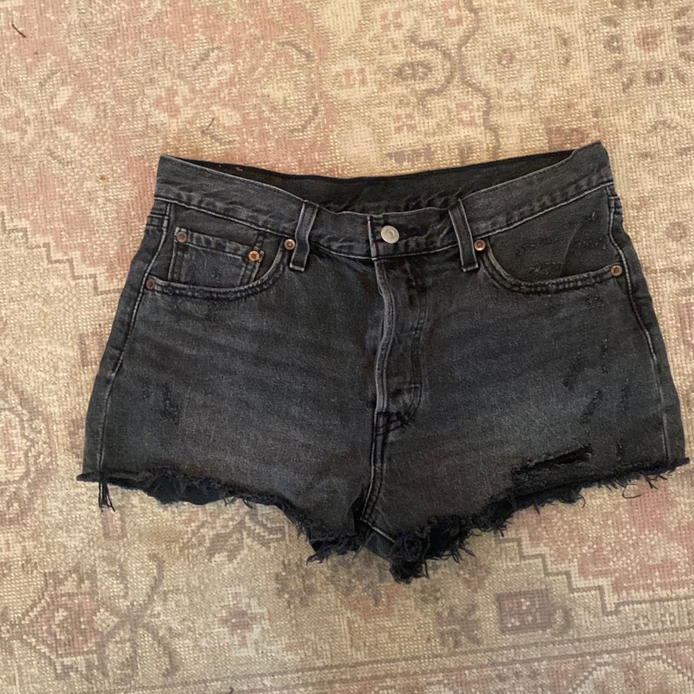 Levi’s 501 Black Shorts